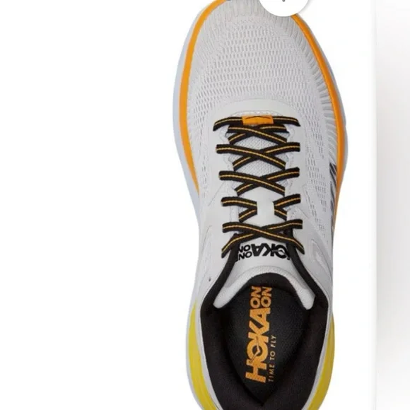 Hoka One One NIB Men's Bondi 7 - Nimbus Cloud/ Radiant Yellow. Size 9DS-078